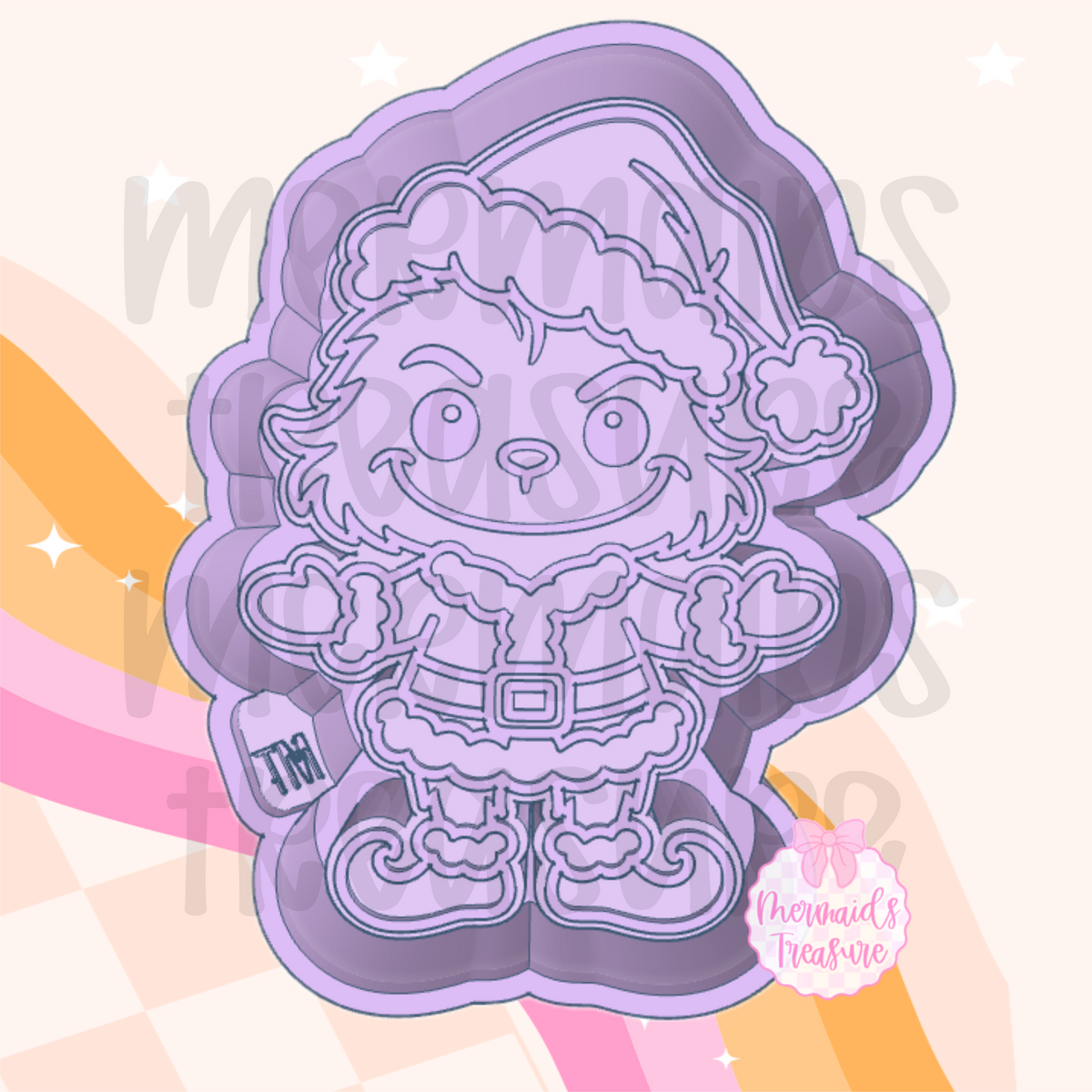 Santa Grinch mold