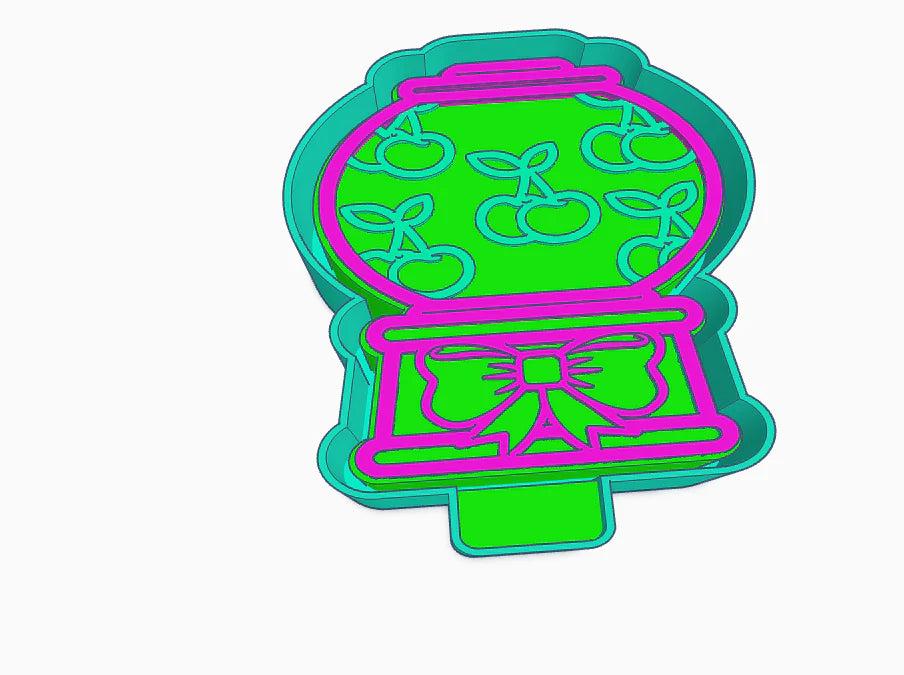 Cherry gum ball machine mold (TFS)