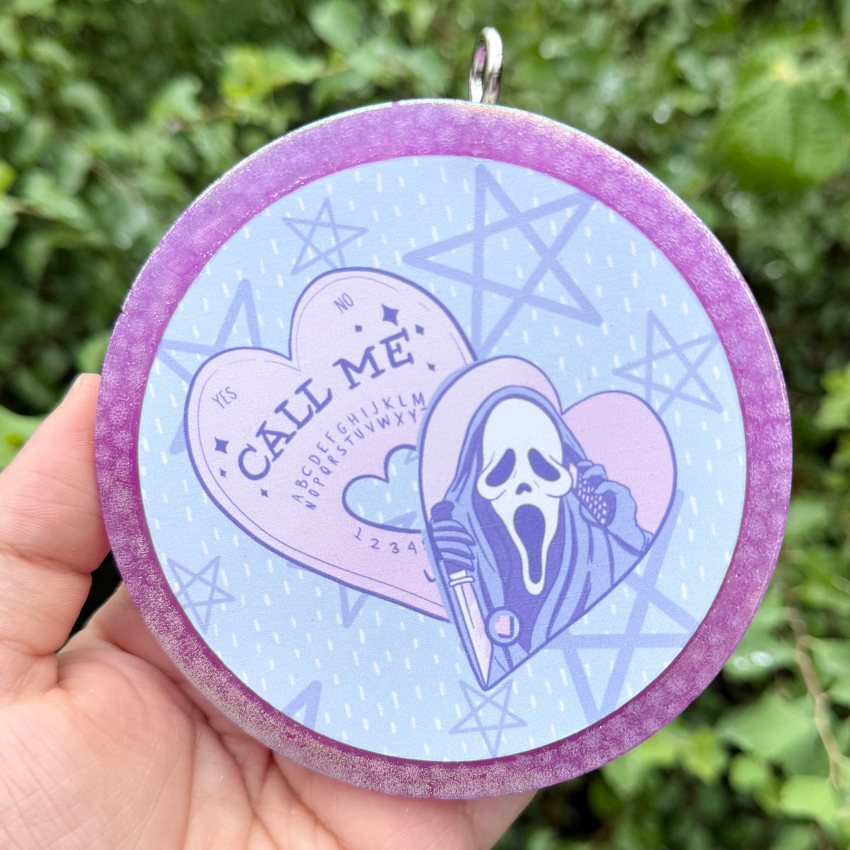 Ghostface Ouija heart freshie