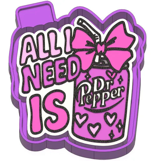 All I need is Dr. Pepper bow mold