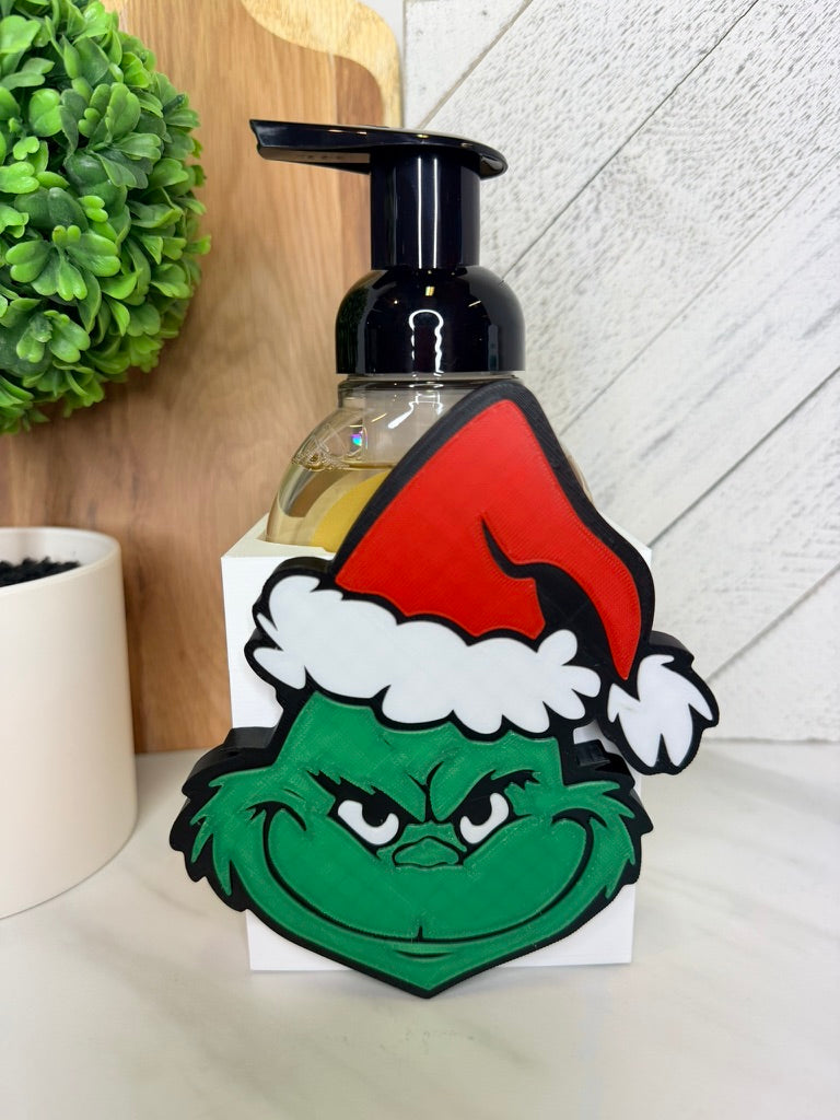 Grinch soap topper