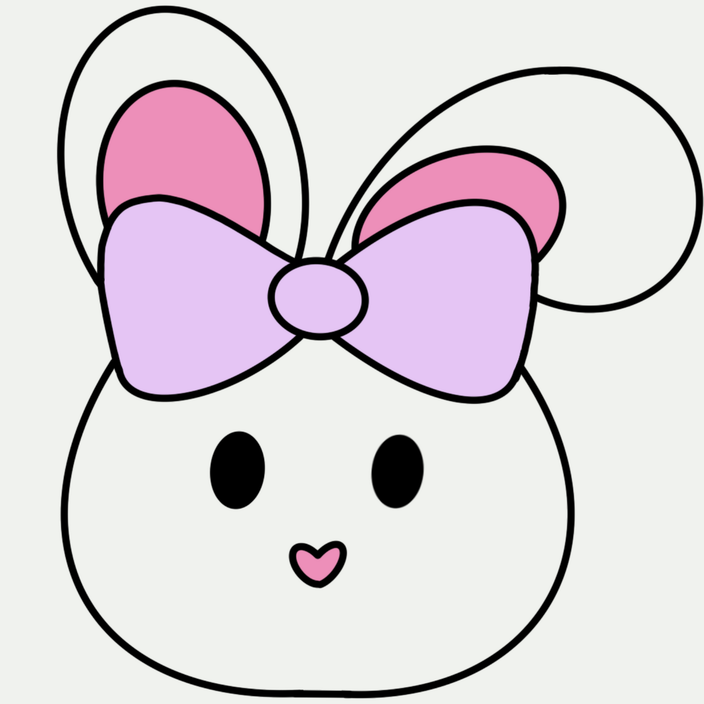 Bunny with bow