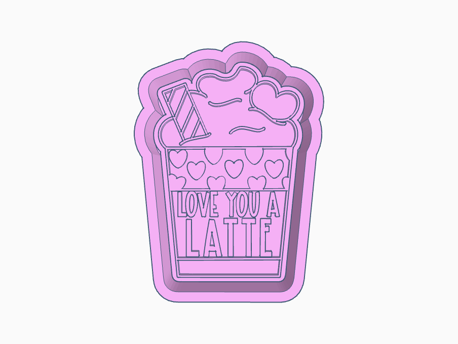 Love you a latte cup