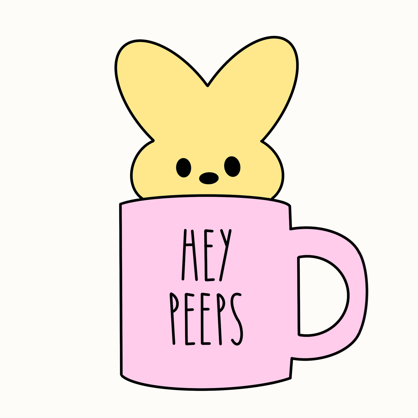 Hey peeps mug