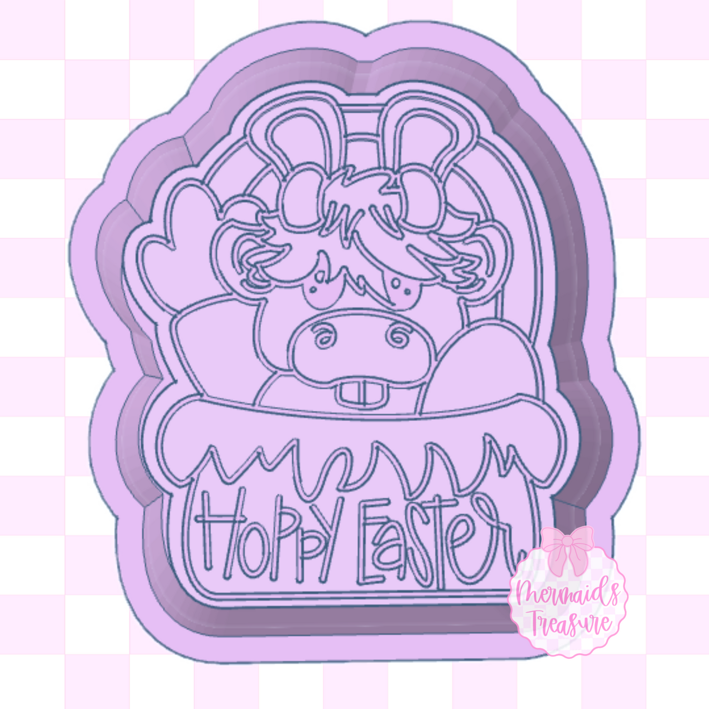 Hoppy Easter highland basket