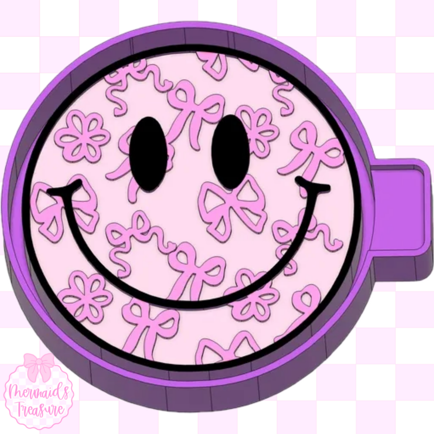 Smiley face bow mold