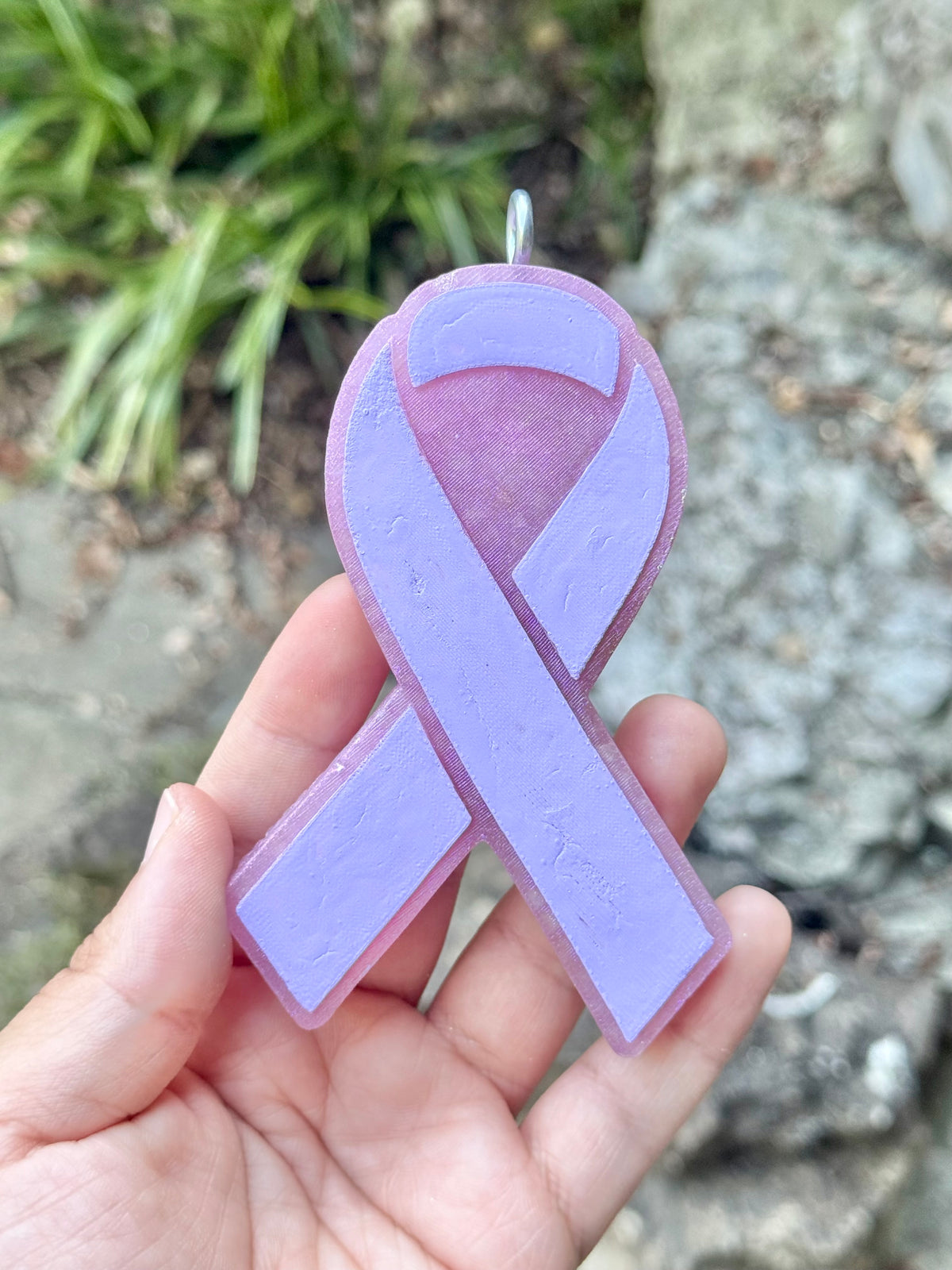 Cancer ribbon freshie (multiple colors)