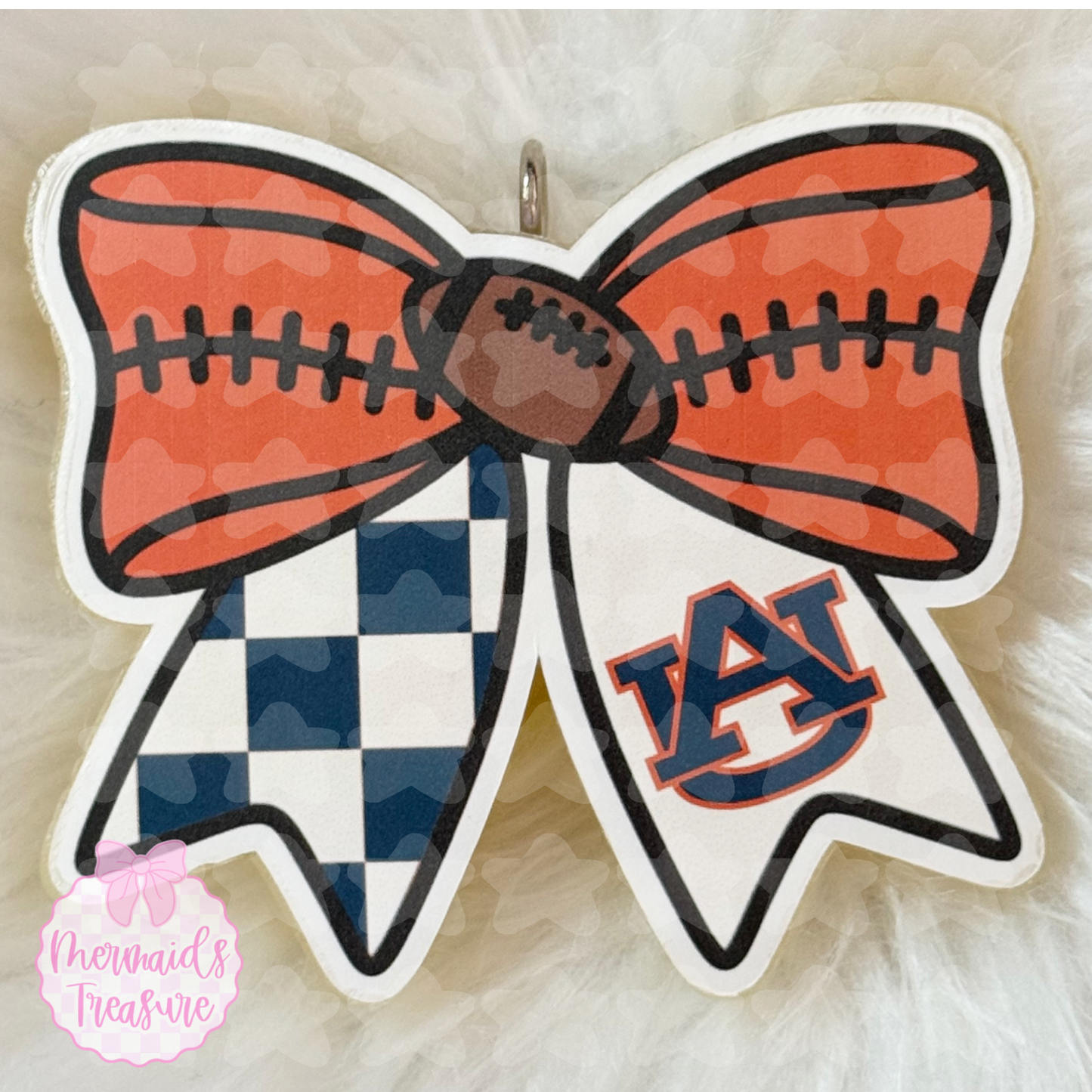 Auburn football bow freshie