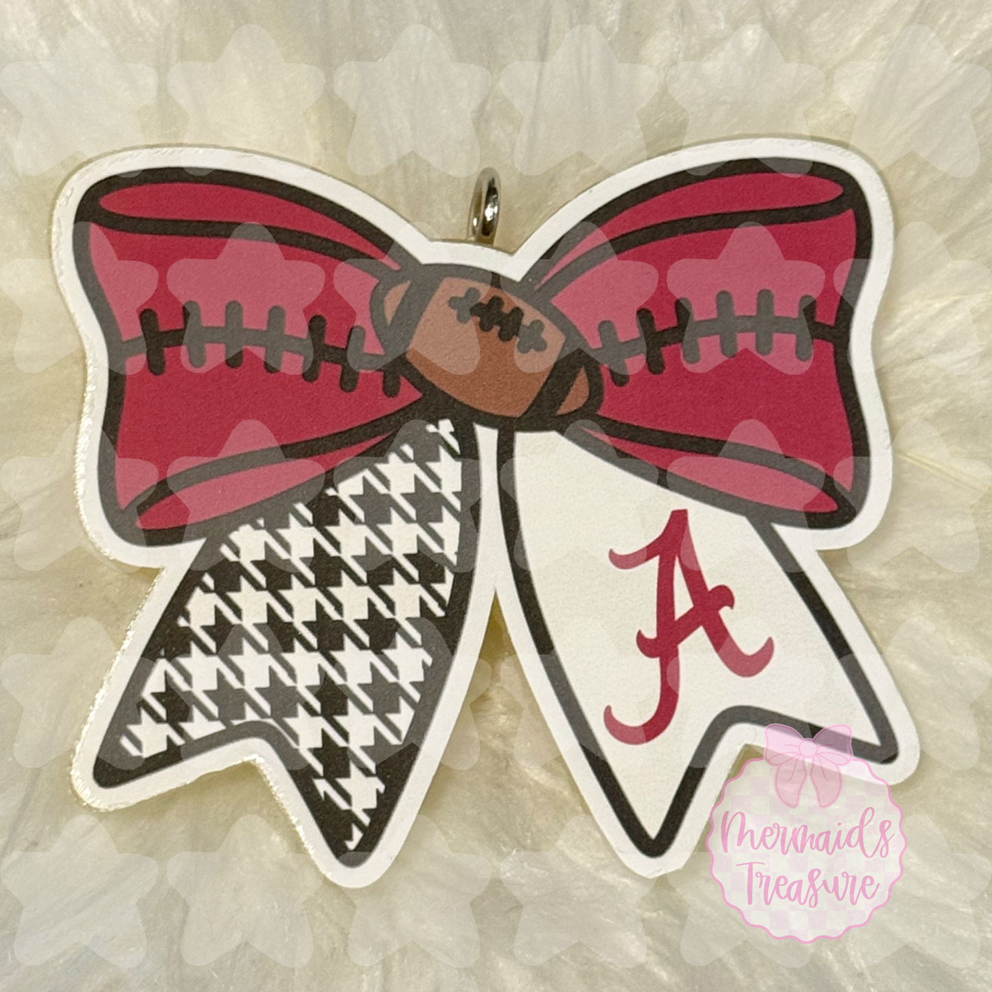 Alabama football bow freshie