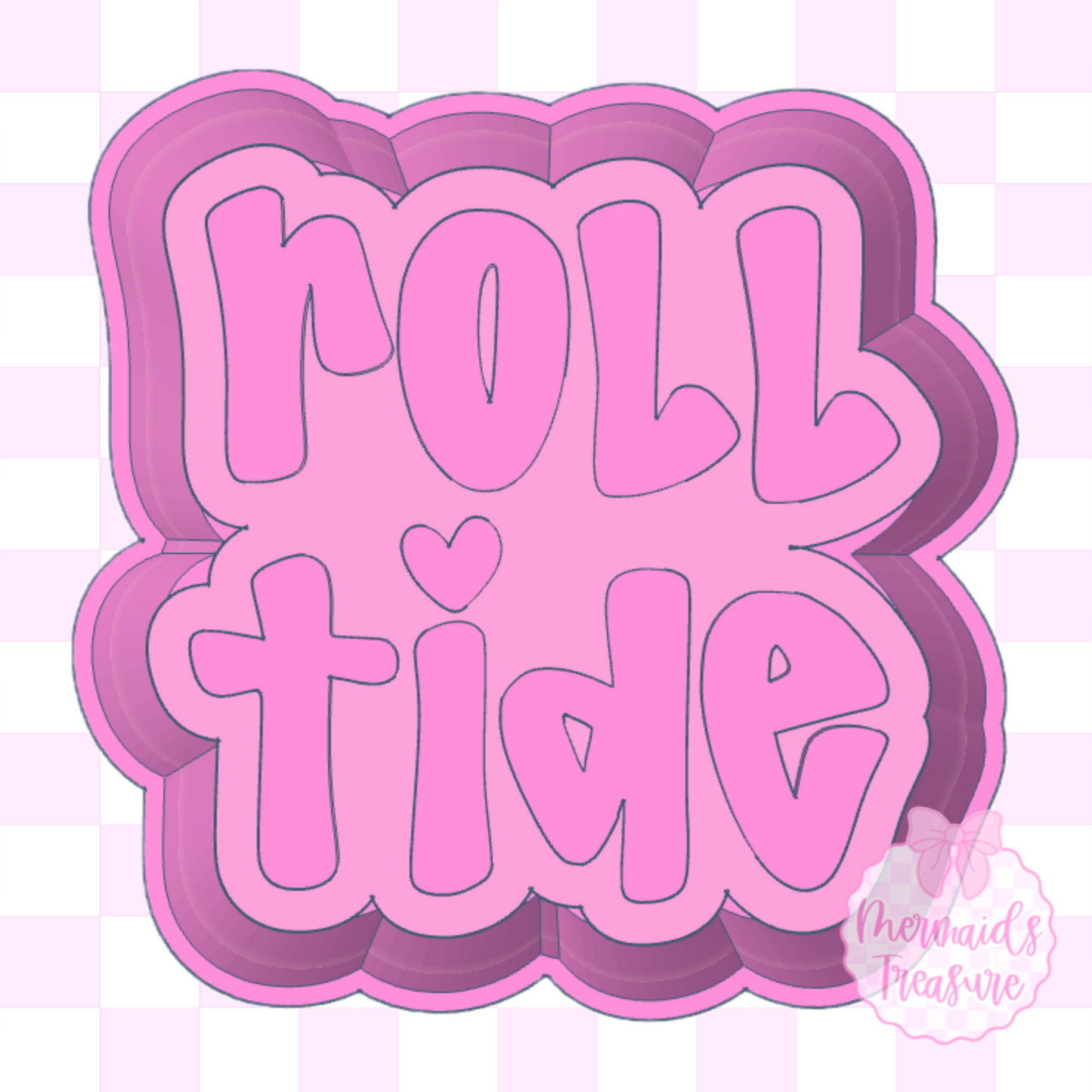 Alabama Roll Tide mold