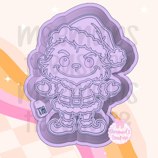 Santa Grinch mold