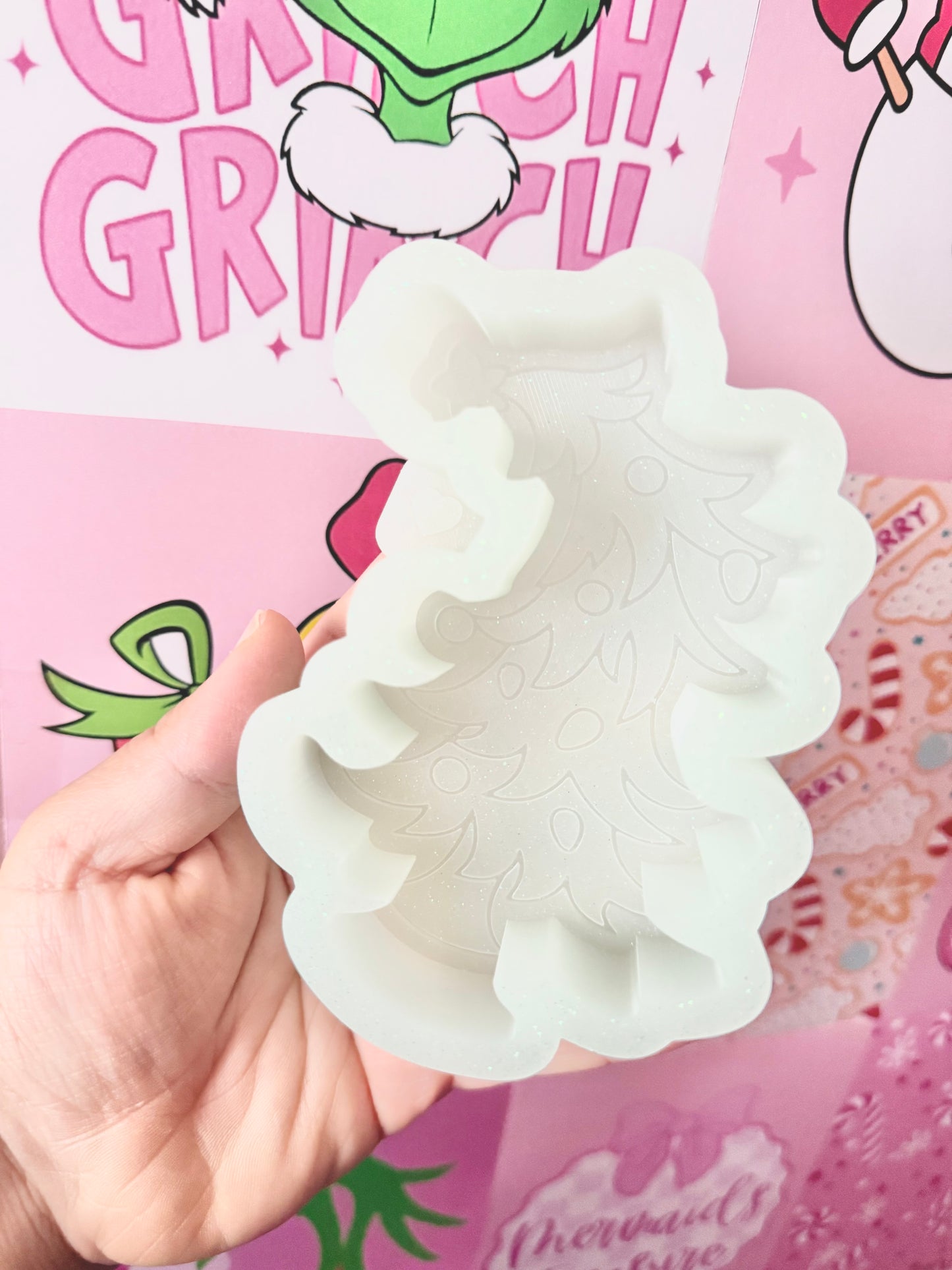 Grinch tree mold