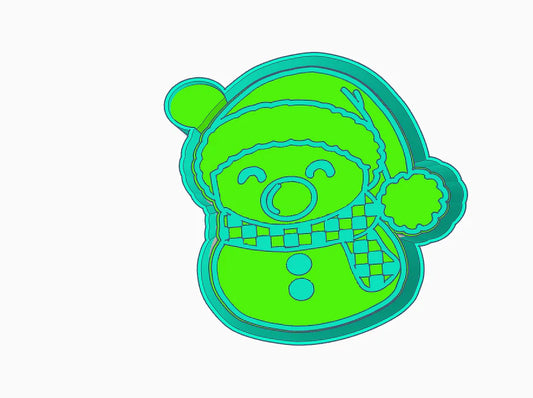 Snowman blowing a bubble mold (TFS)