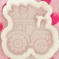 Christmas tractor mold
