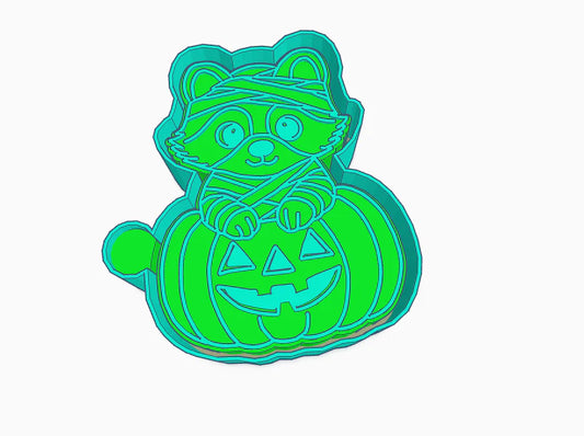 Pumpkin racoon mold (TFS)