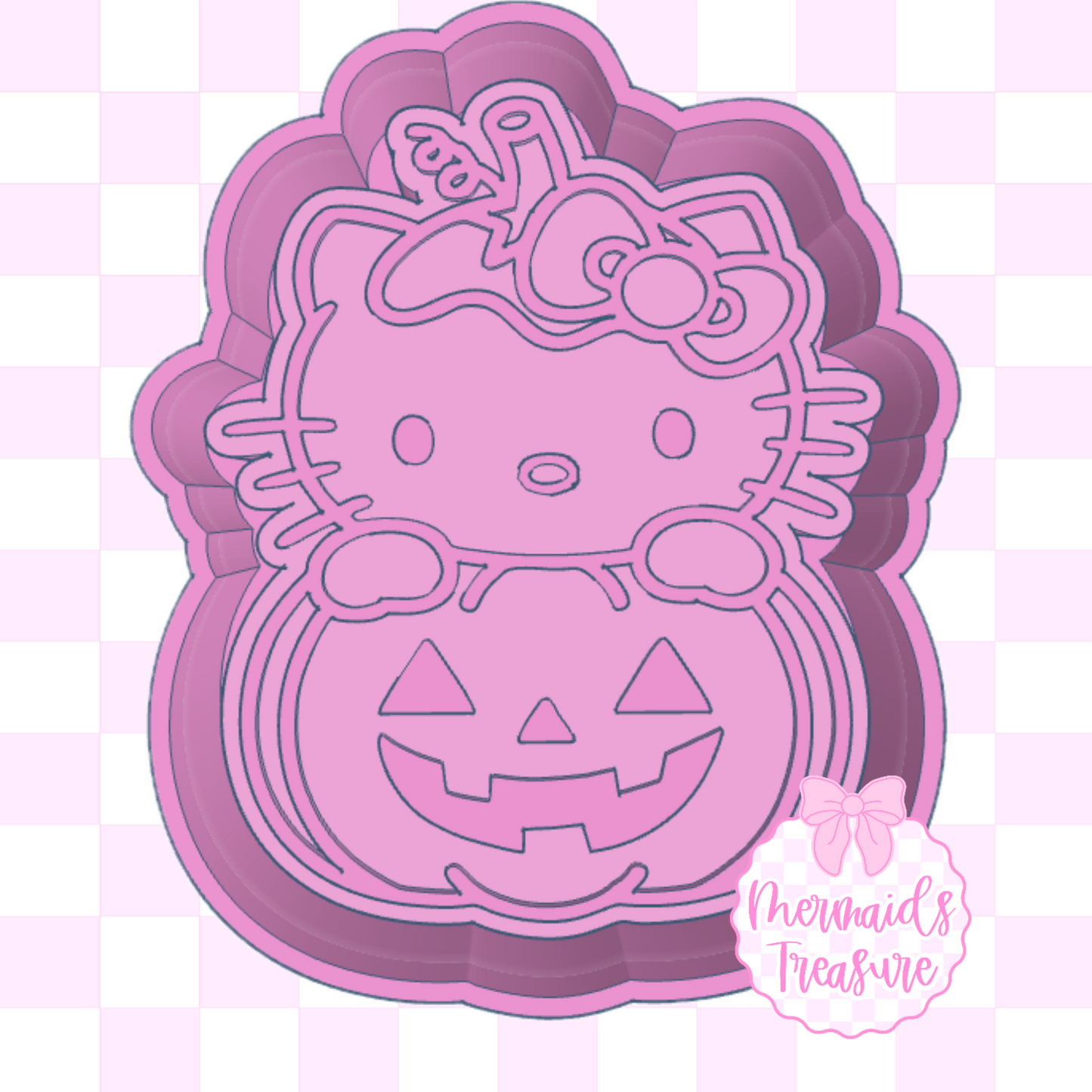 Hello kitty pumpkin mold