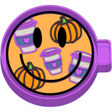 Pumpkin coffee smiley