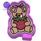 Strawberry coquette bear mold