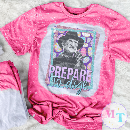 Prepare to dye Freddy