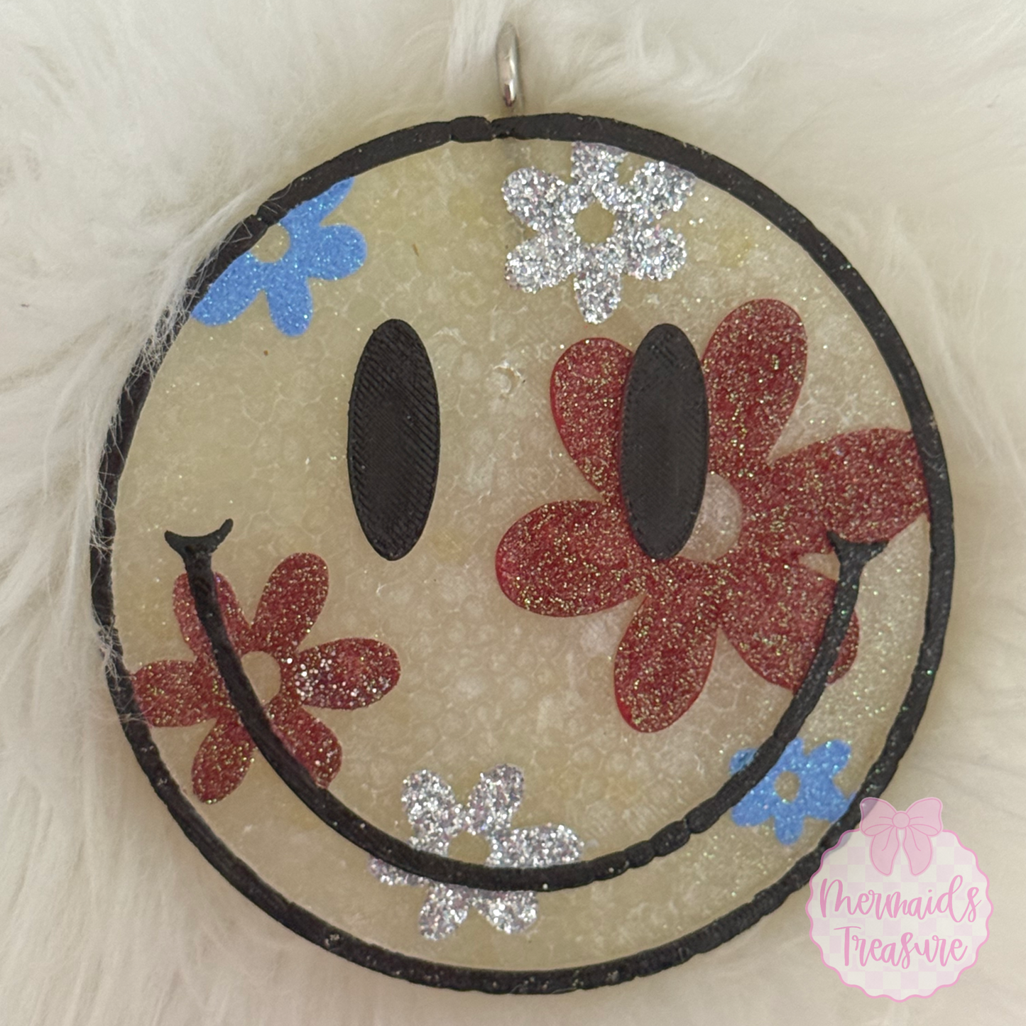 Patriotic flower smiley freshie