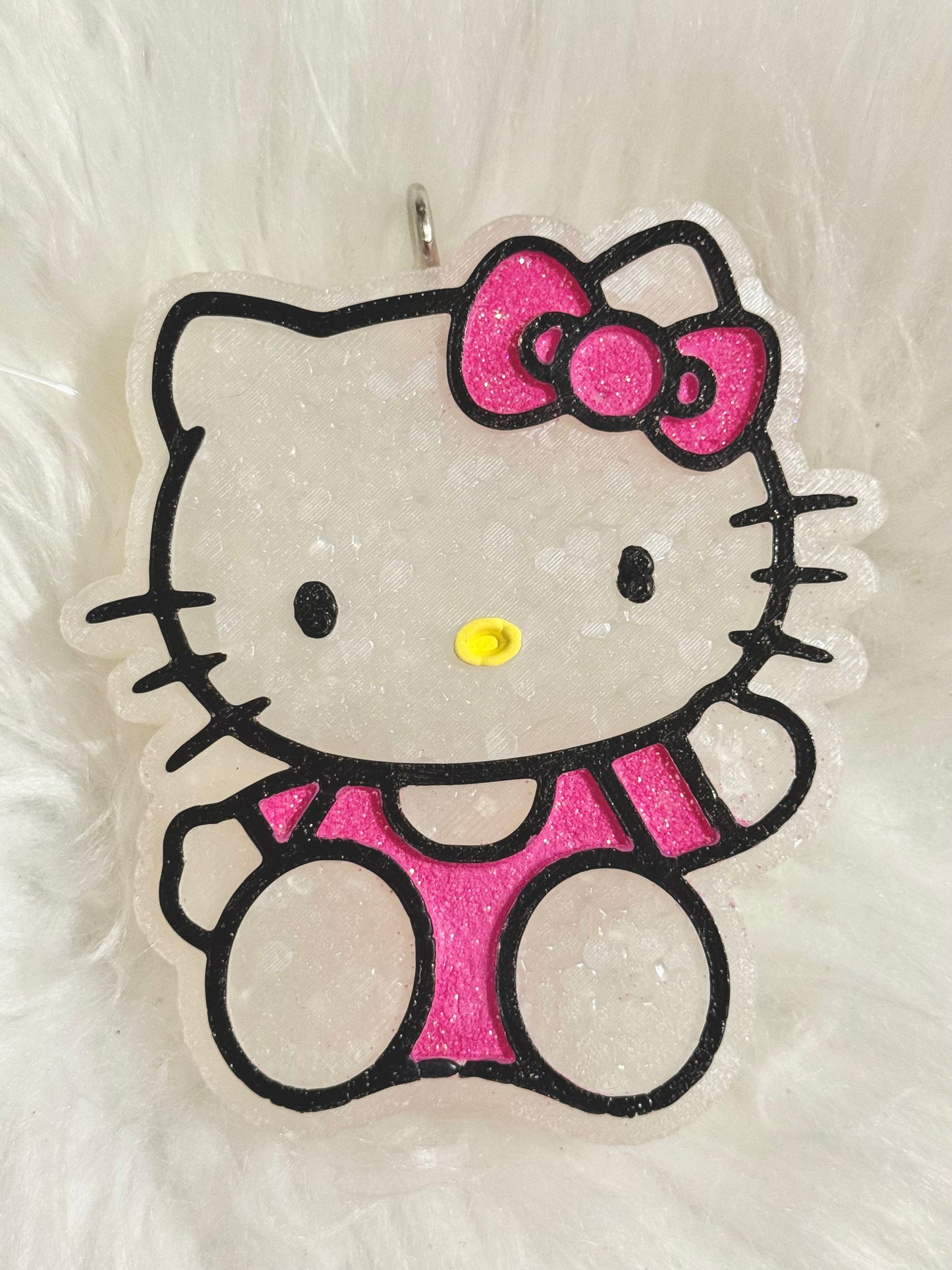 Hello kitty waving freshie