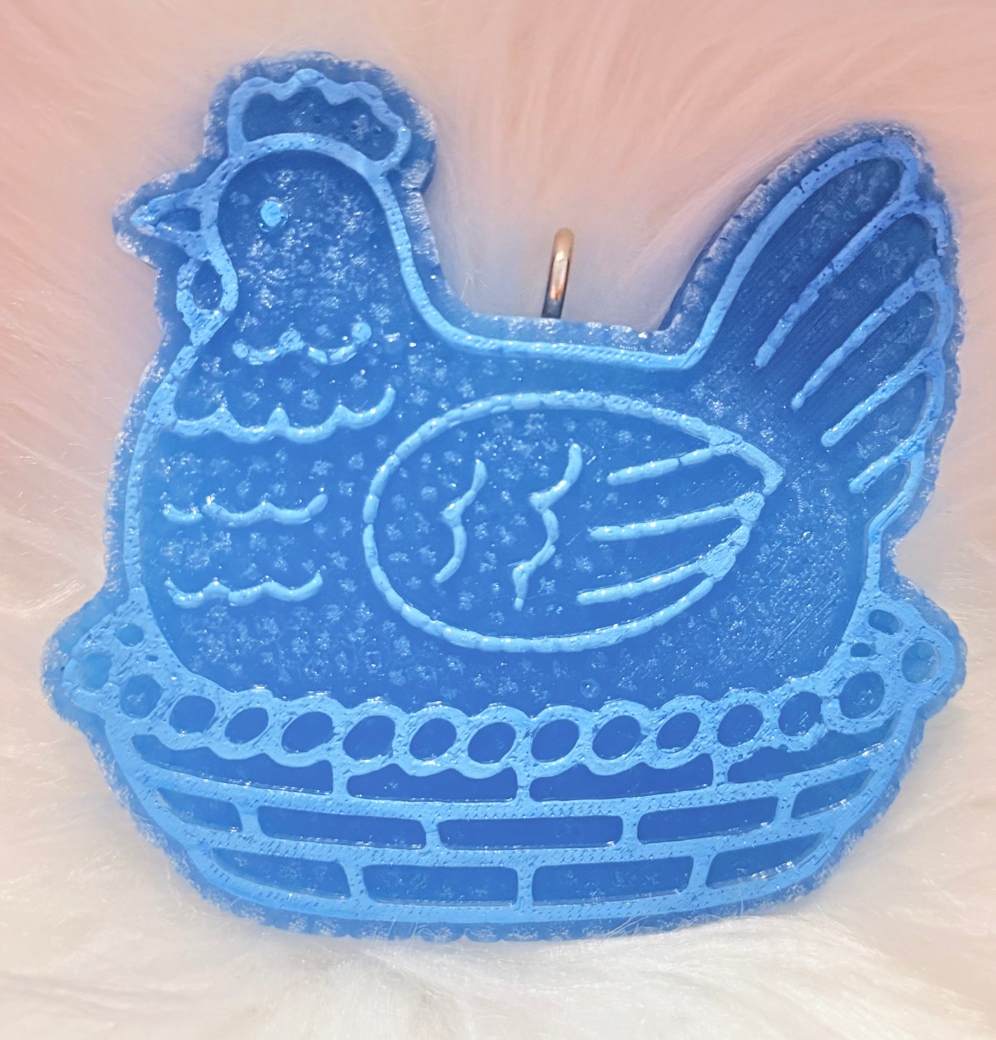 Hen on a nest freshie
