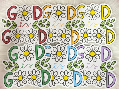 God is good flower freshie (multiple colors)