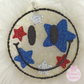 Patriotic stars smiley freshie