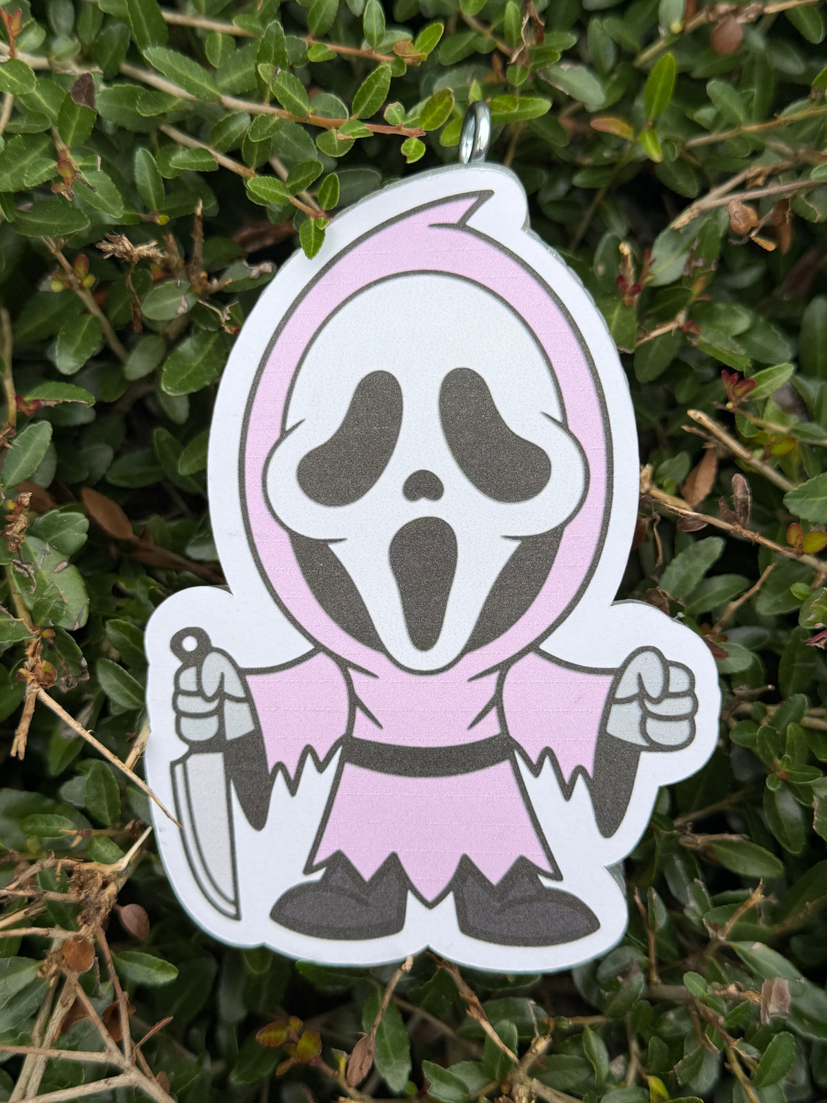 Pink Ghostface freshie