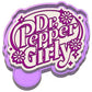 Dr. Pepper girly flower mold