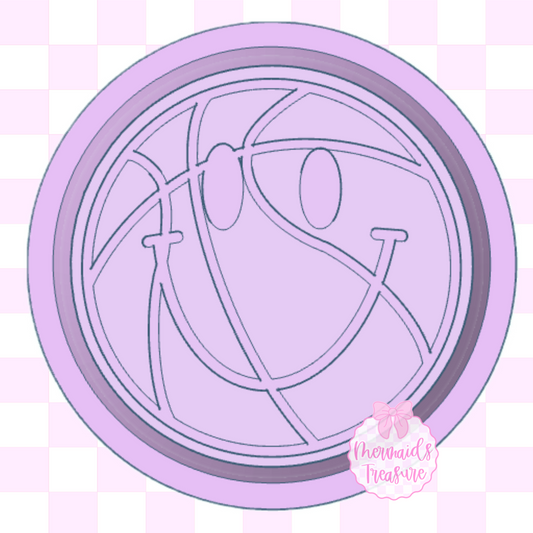 Happy face basketball