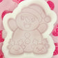 Snowman with slippers mold