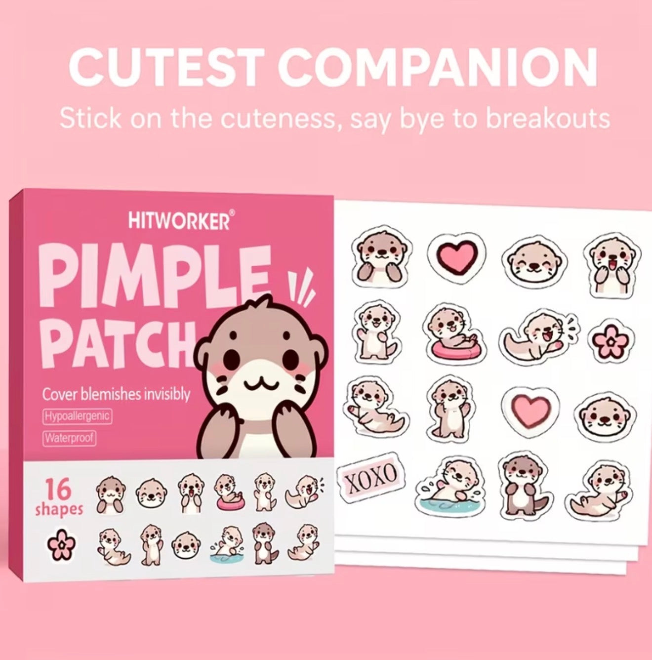 Otter pimple patches