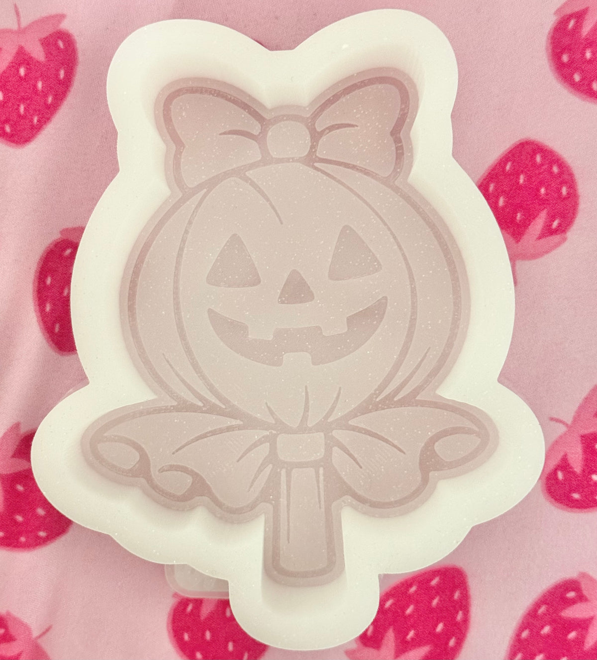 Pumpkin lollipop mold