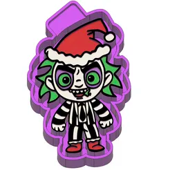 Beetlejuice Santa mold