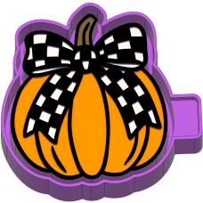 Checkered pumpkin