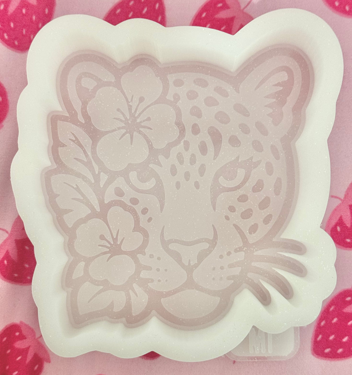 Floral leopard mold