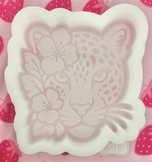 Floral leopard mold