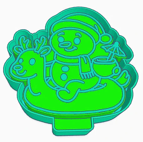Snowman on a floatie mold (TFS)