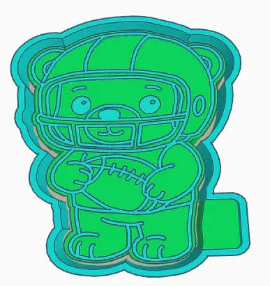 Football bear mold (TFS)