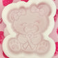 Cancer ribbon bear mold