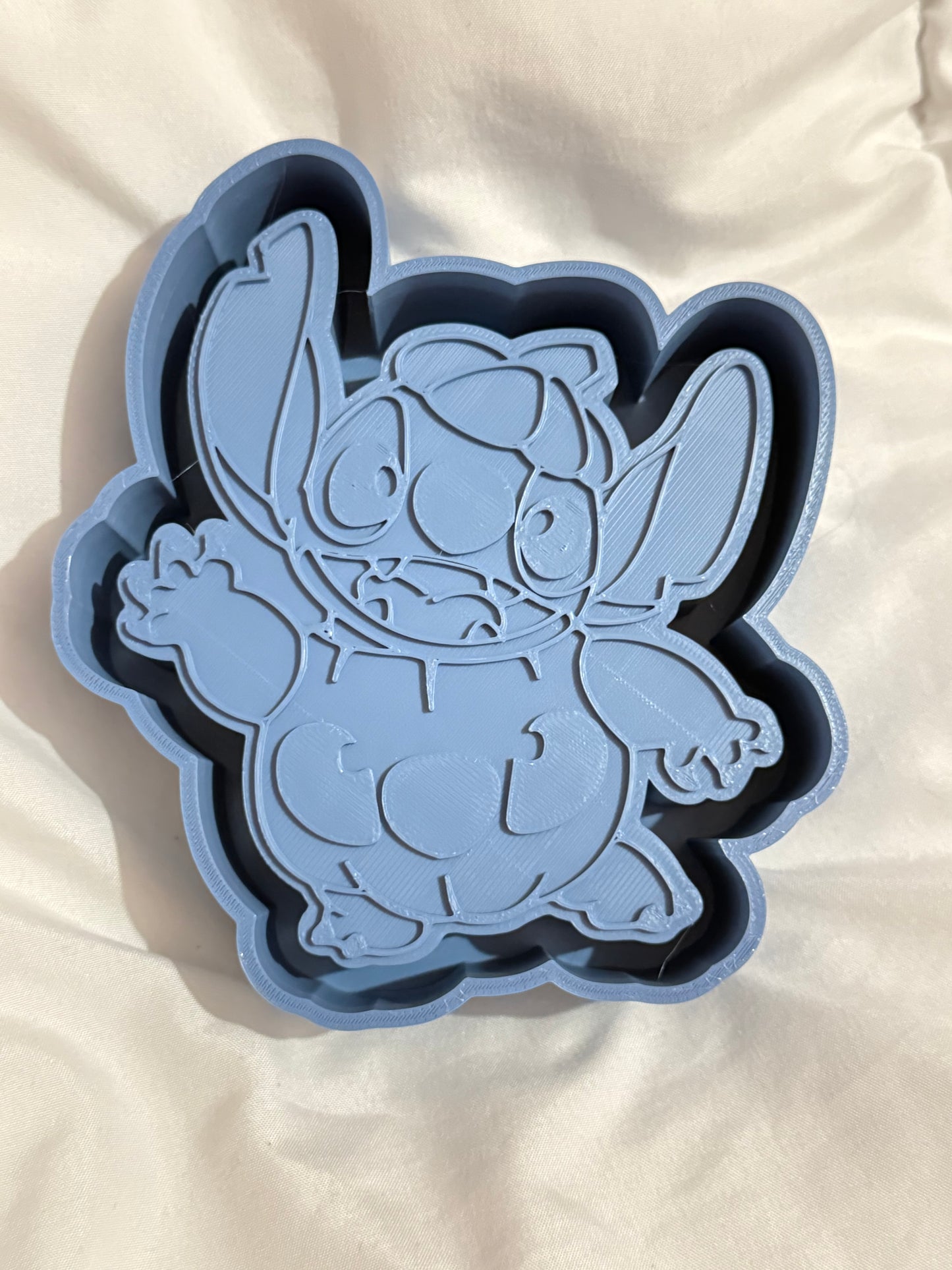 Stitch pumpkin mold