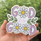 God is good flower freshie (multiple colors)