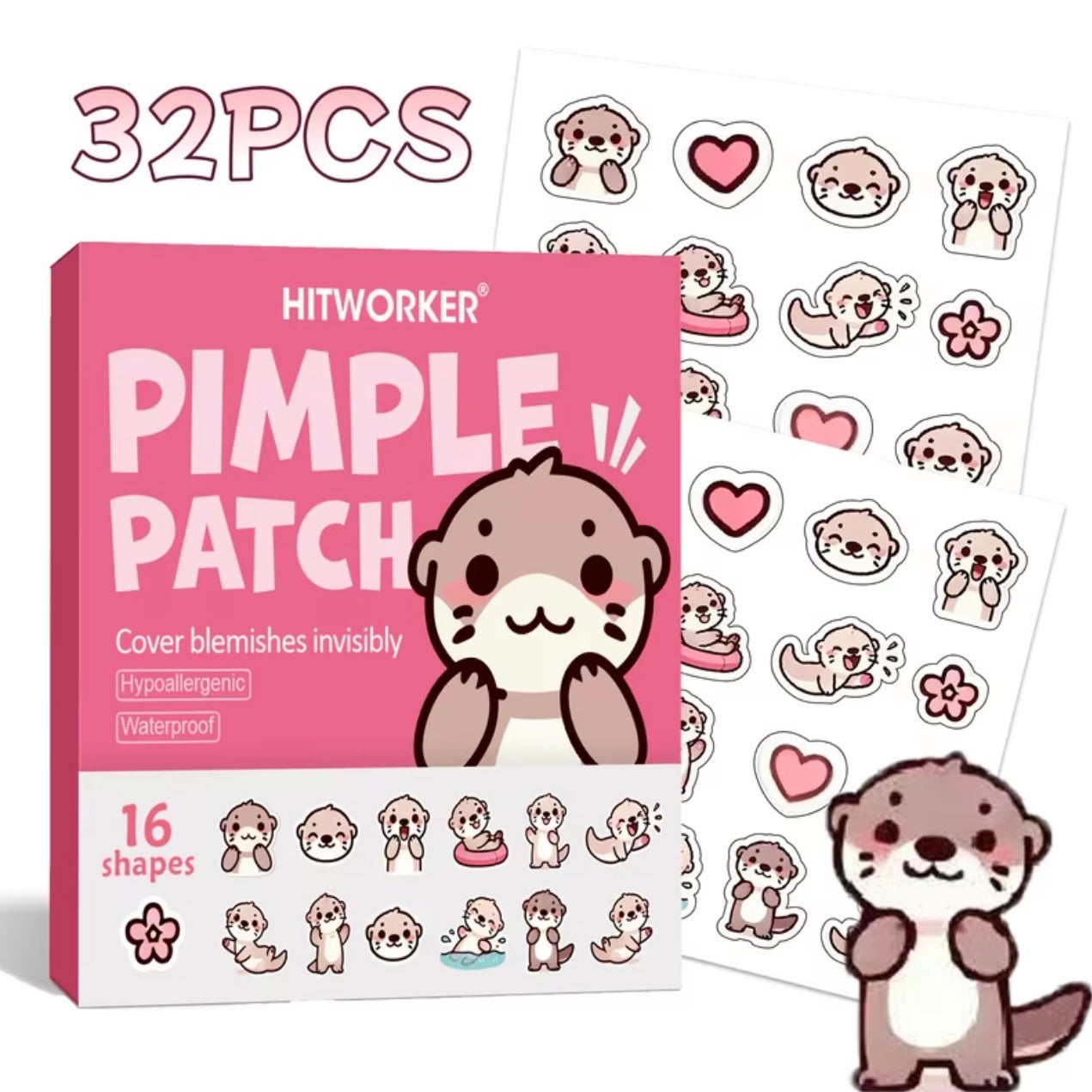 Otter pimple patches