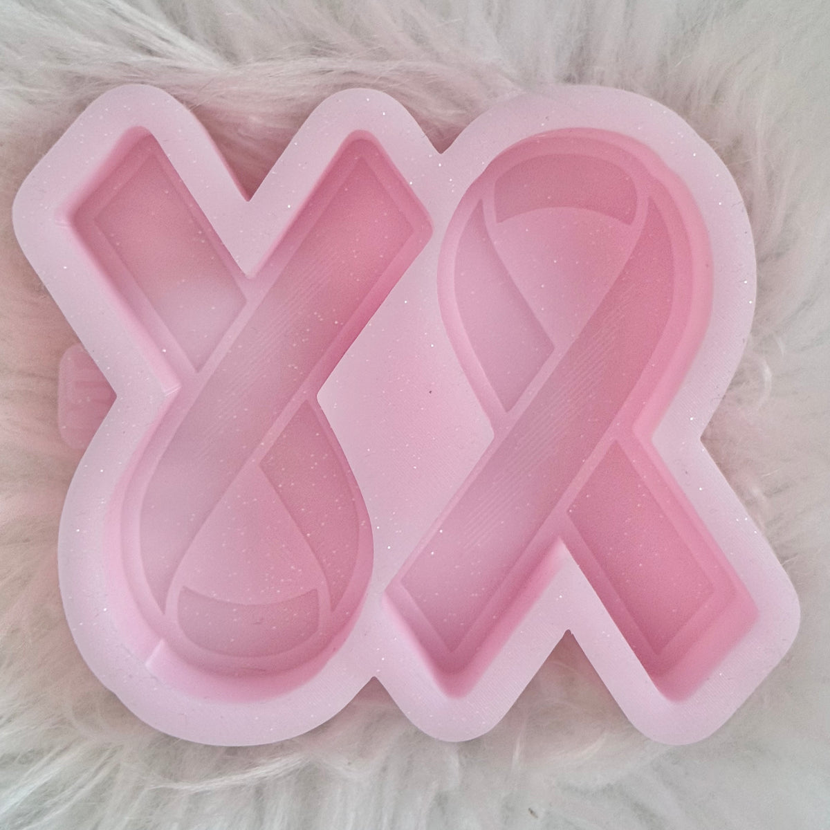 Cancer ribbon mold