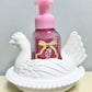 Hen on a nest soap holder