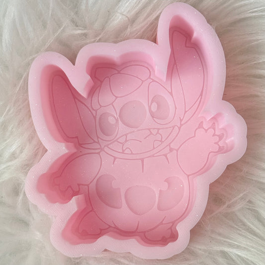 Stitch pumpkin mold