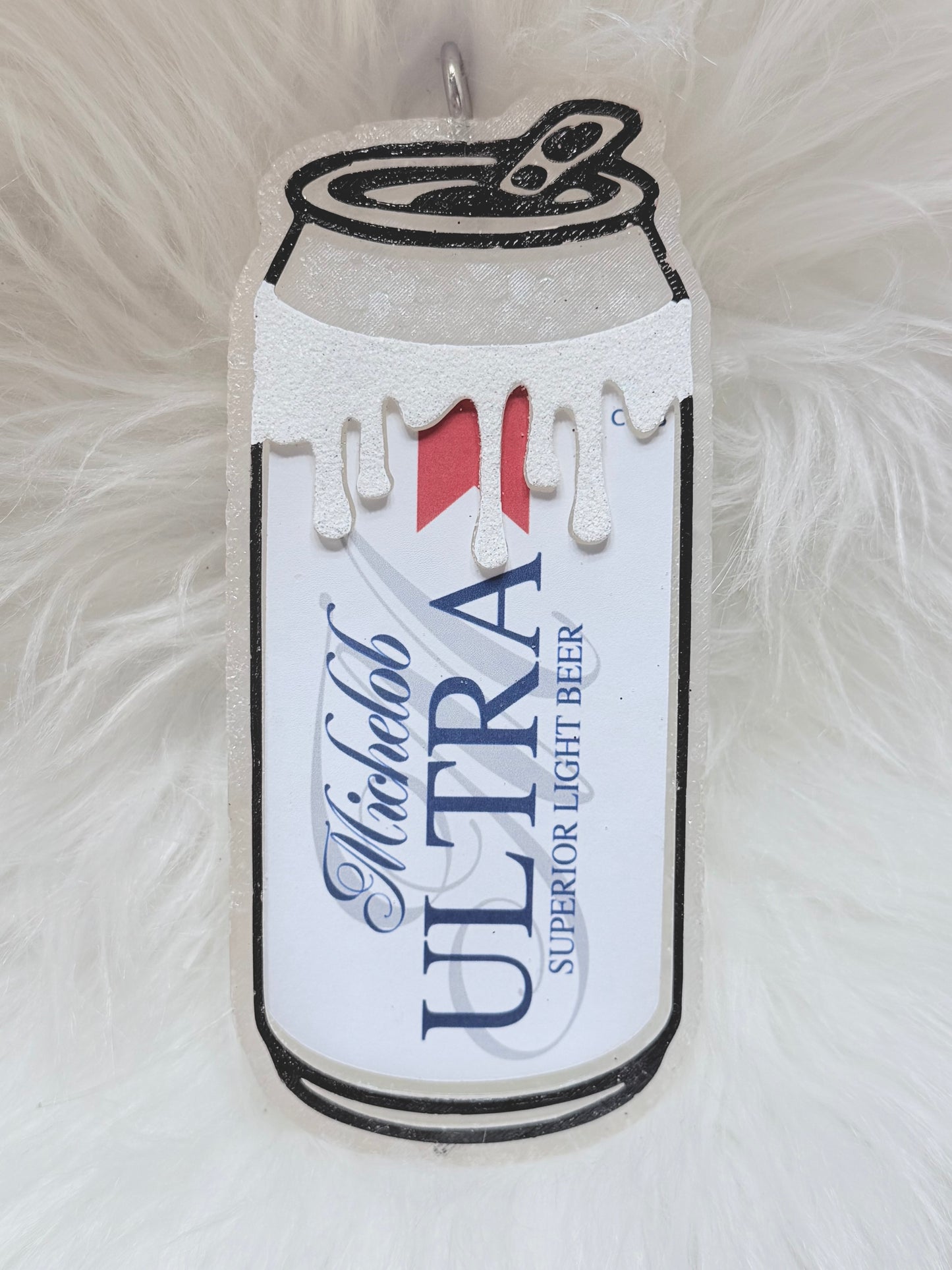 Michelob Ultra white drip can freshie