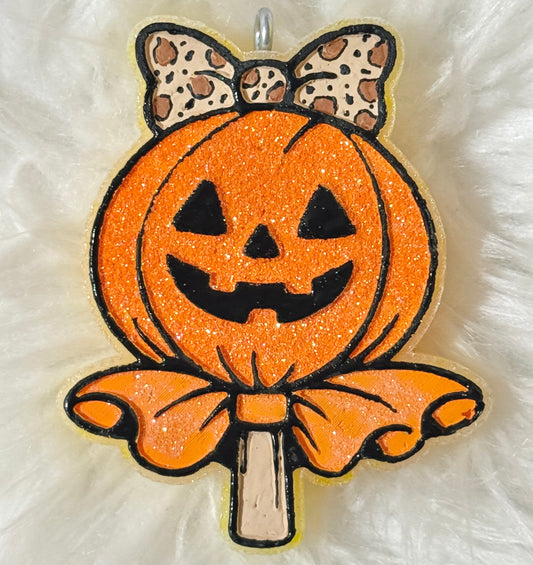 Pumpkin lollipop freshie
