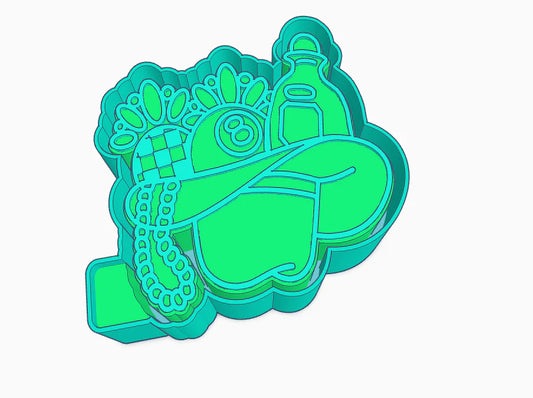 Western hat mold (TFS)